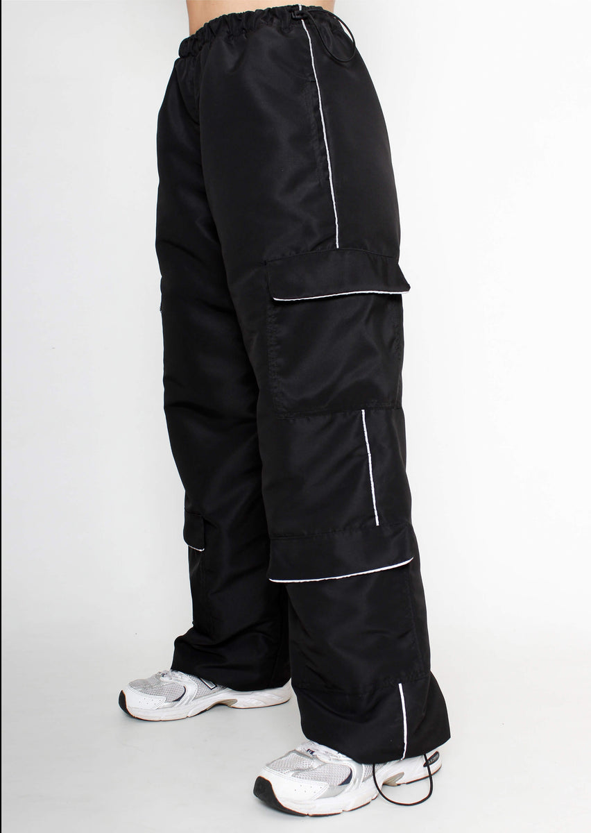 Pantalón Parachute Negro - (copia)