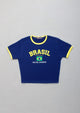 Crop Top - Brasil Azul