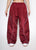 Parachute Pants vinotinto con lineas