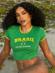 Crop Top - Brasil Verde