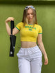 Crop Top - Brasil Amarillo