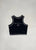 Crop top Premium esqueleto negro