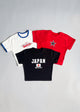 PACK X3 BABY TEES RED BLACK WHITE